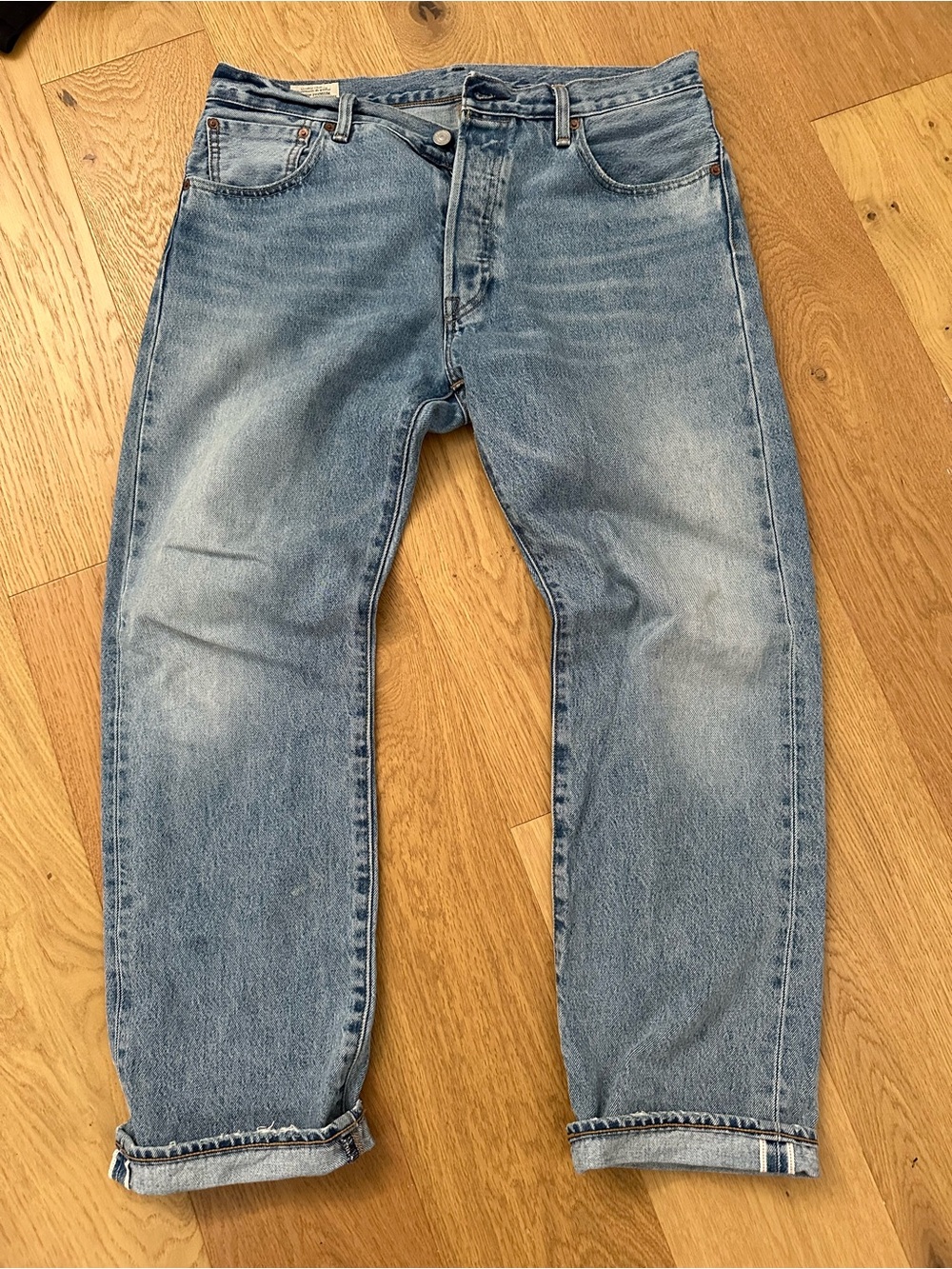 Levi’s big E Selvedge 501 93 34 jeans denim